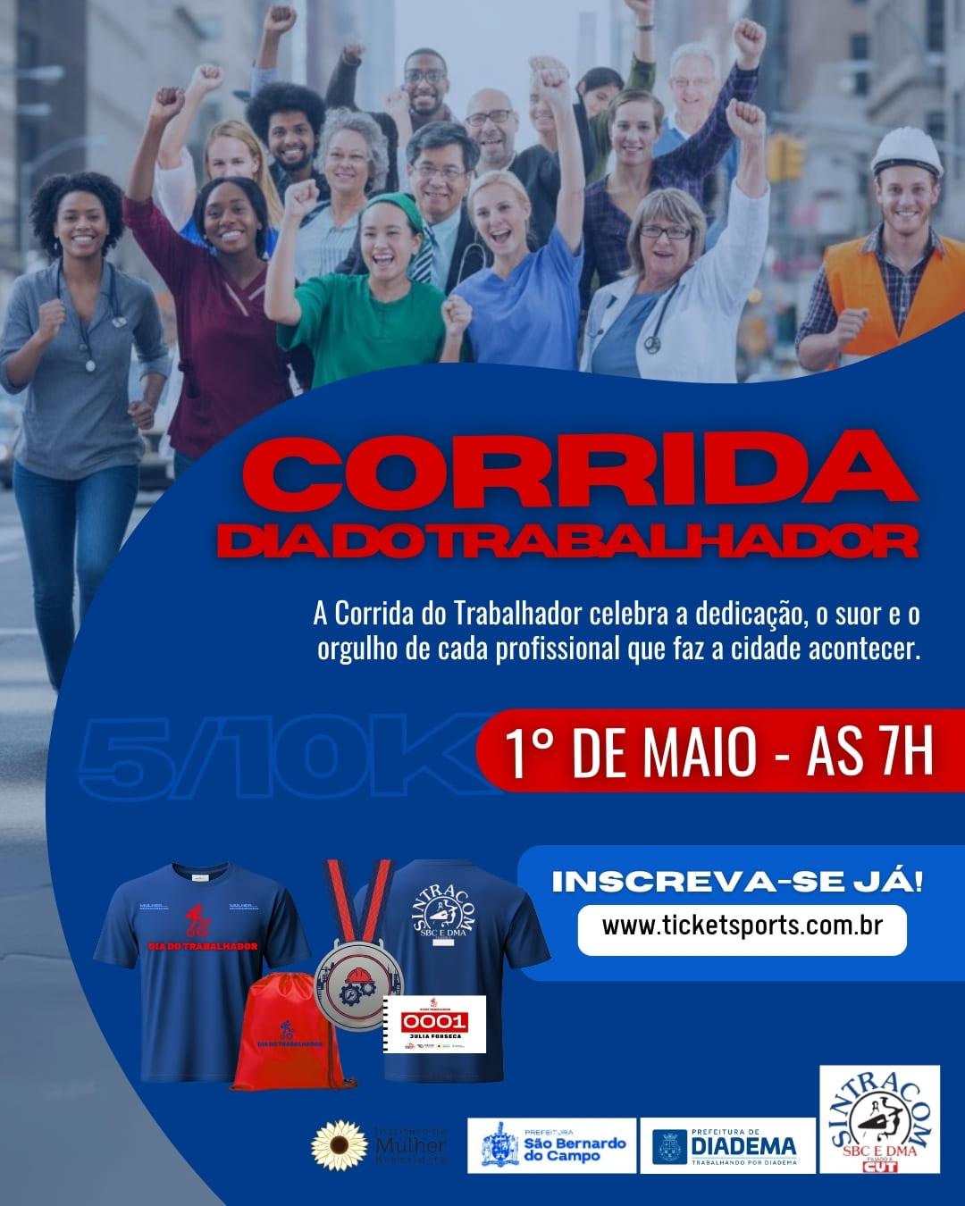 Leia mais sobre o artigo Corrida Dia Do Trabalhador